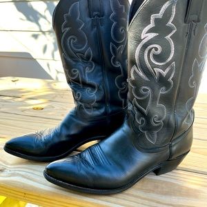 Justin Cowboy Boots Size 11 D